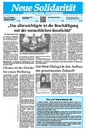 Die aktuelle Ausgabe der Neuen Solidarität